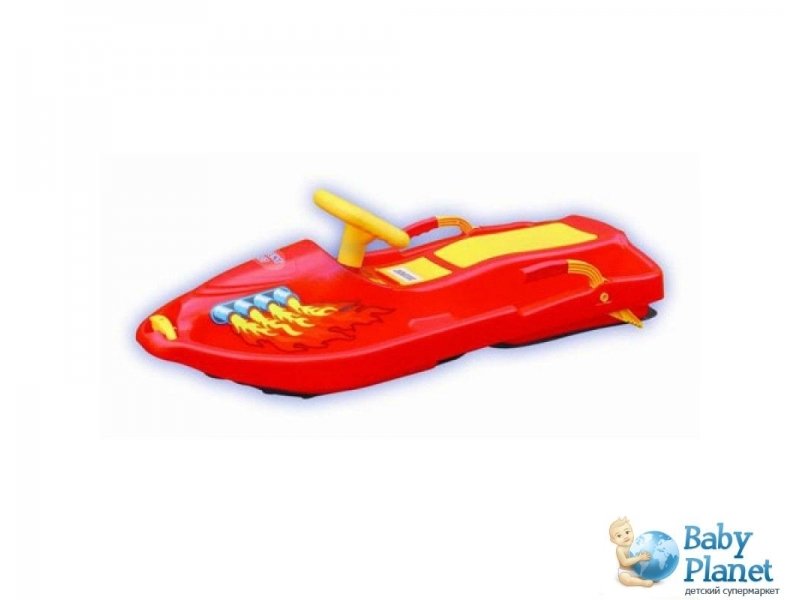 Снегокат Plast Kon Snow Boat SAN-05-01 (красный)