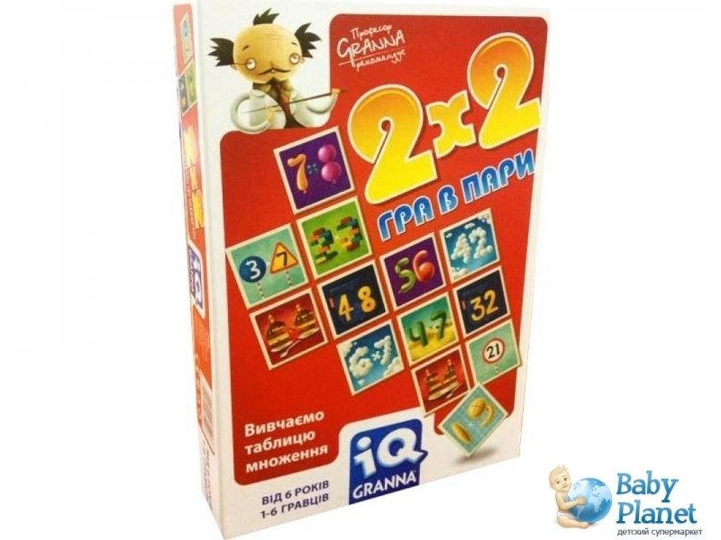 Настольная игра Granna "IQ 2х2. Игра в пары" (81497)