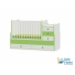 Кроватка-трансформер Bertoni Maxi Plus Oak 70х160 см (белая с зеленым)