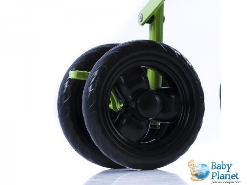 Прогулочная коляска Geoby D208-DR-F-R333 (черная с зеленым)
