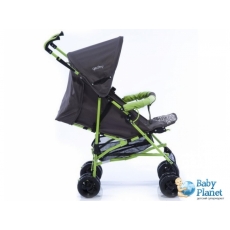 Прогулочная коляска Geoby D208-DR-F-R333 (черная с зеленым)