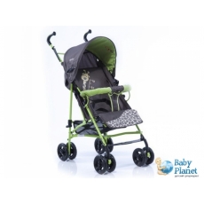 Прогулочная коляска Geoby D208-DR-F-R333 (черная с зеленым)