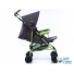 Прогулочная коляска Geoby D208-DR-F-R333 (черная с зеленым)