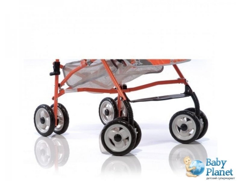 Прогулочная коляска Geoby D208-DR-F-ROXT 9007254 (оранжевая)