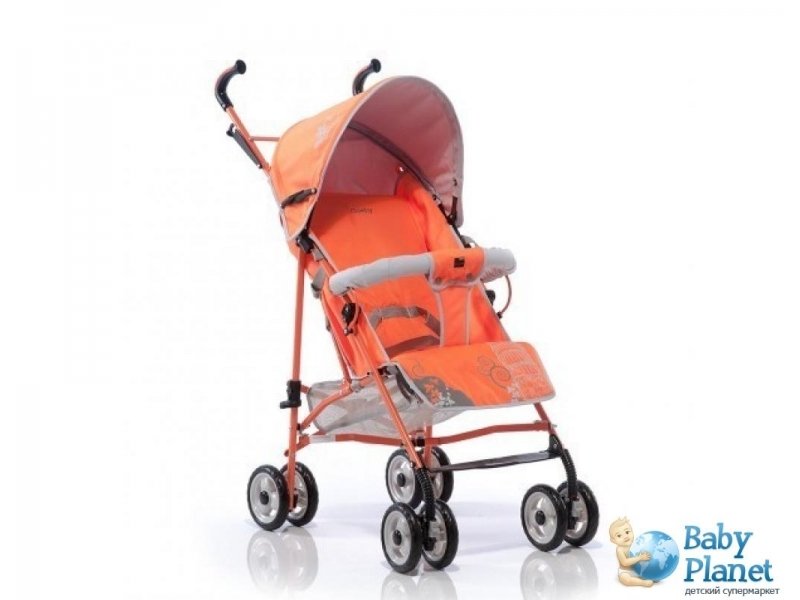 Прогулочная коляска Geoby D208-DR-F-ROXT 9007254 (оранжевая)