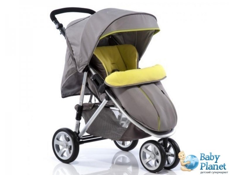 Прогулочная коляска Geoby C781R-RCHG (серая с зеленым)