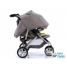 Прогулочная коляска Geoby C781R-RCHG (серая с зеленым)