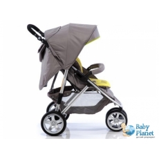 Прогулочная коляска Geoby C781R-RCHG (серая с зеленым)