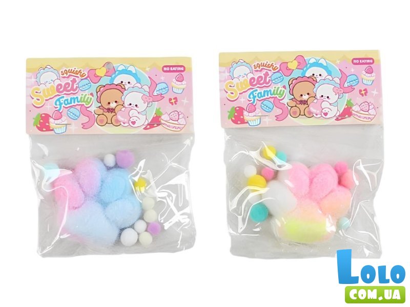 Игрушка-антистресс Таба лапка котика (в ассортименте)