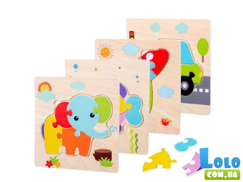 Пазлы деревянные (в ассортименте)