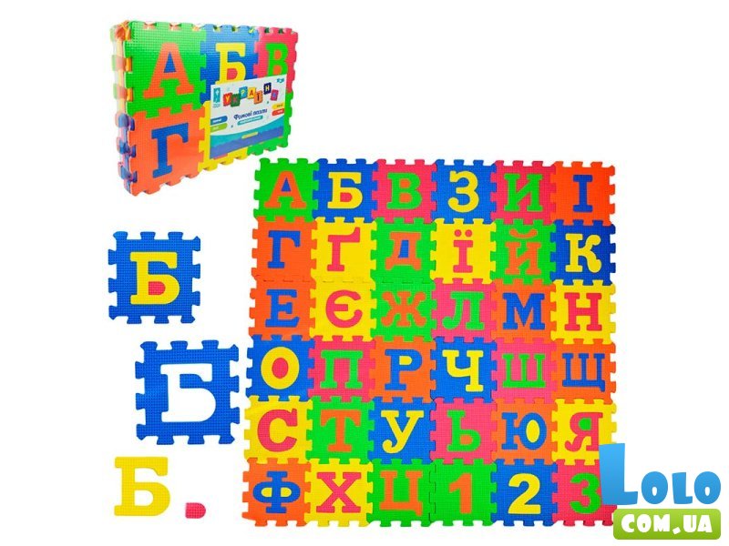 Коврик пазл Украинский алфавит