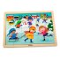 Деревянный пазл Время года: зима, Viga Toys, 24 эл.
