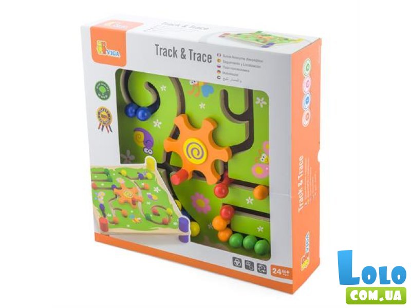 Деревянный лабиринт Шарики, Viga Toys