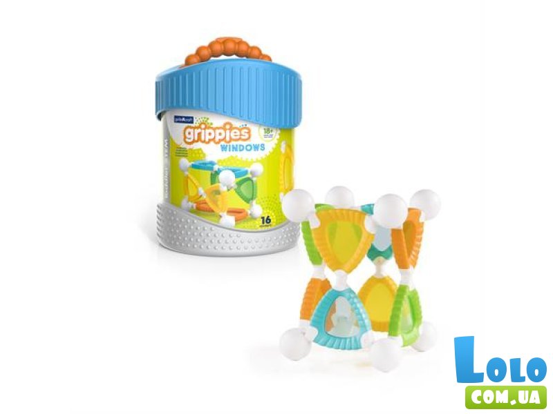 Магнитный конструктор Grippies Windows, Guidecraft (G8315), 16 дет.