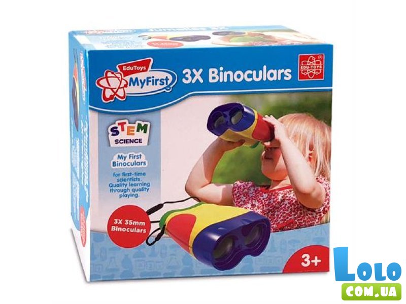 Детский бинокль с увеличением в 3 раза, Edu-Toys