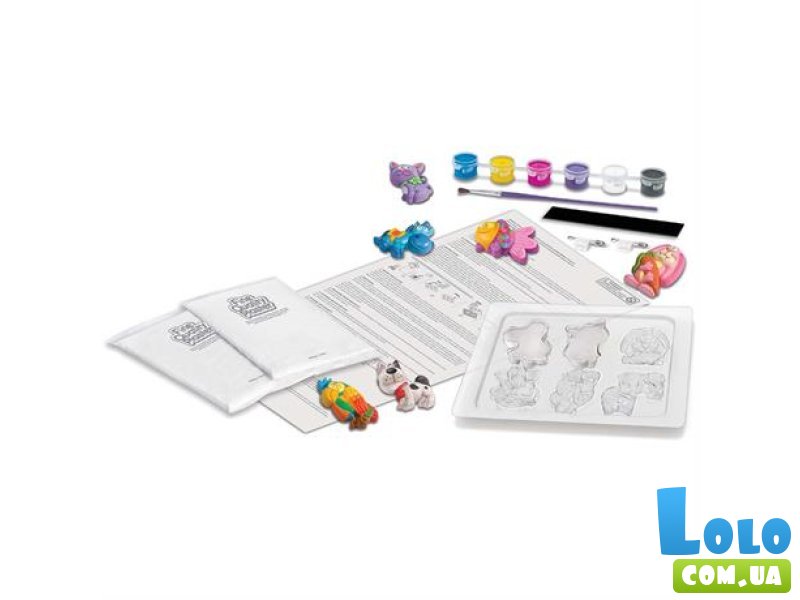 Набор для создания магнитов из гипса Домашние питомцы, 4M