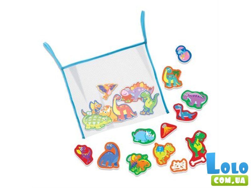 Наклейки в ванную Динозавры, 4M