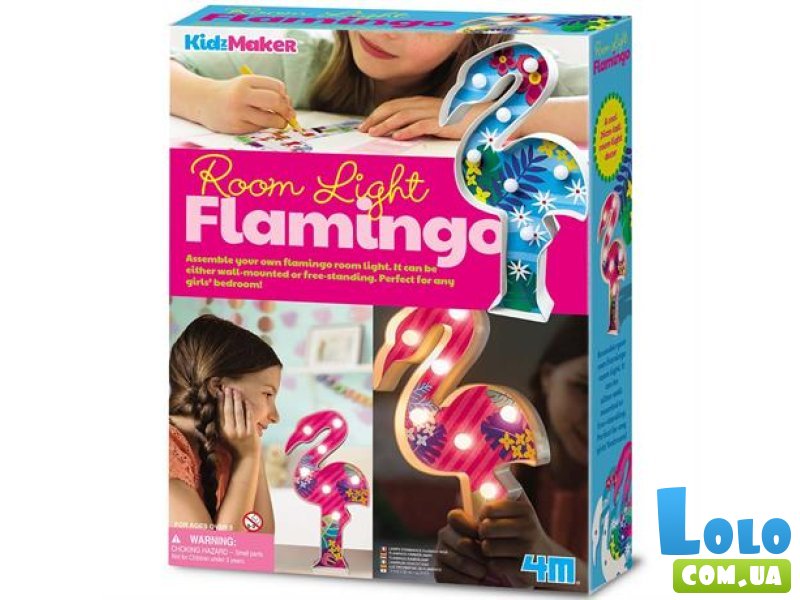Набор для создания светильника Фламинго, 4M