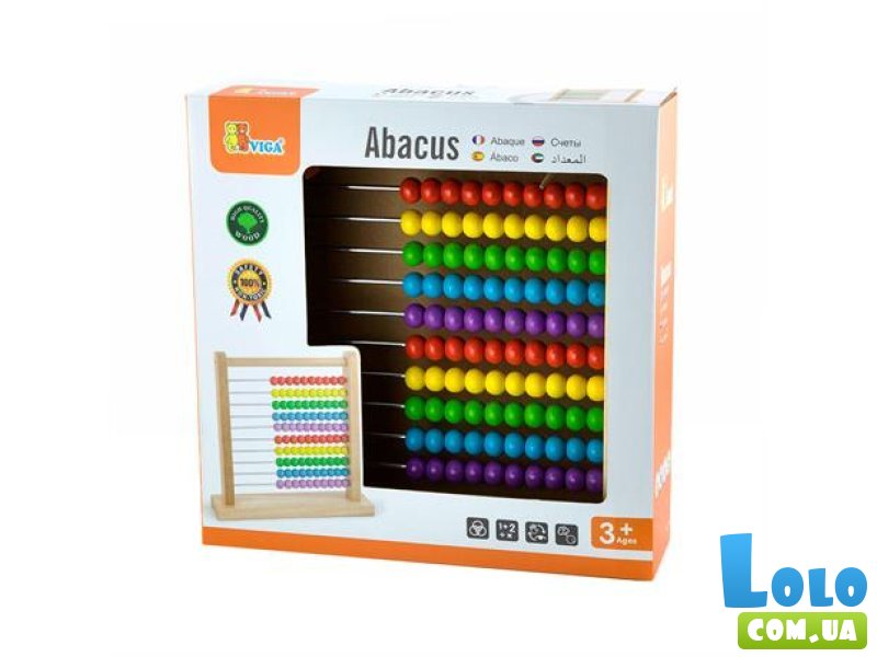 Деревянные счеты, Viga Toys