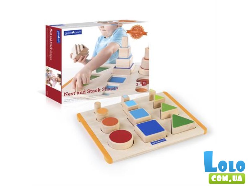 Деревянный сортер Фигуры и размеры Guidecraft