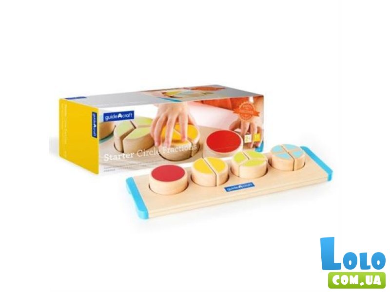 Деревянный пазл-сортер Секторы круга, Guidecraft