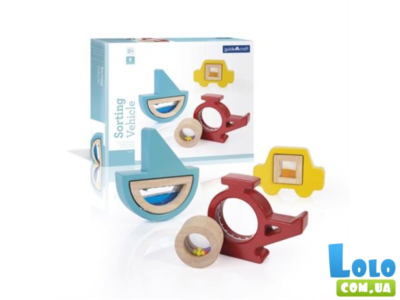 Деревянный сортер Manipulatives Транспорт, Guidecraft
