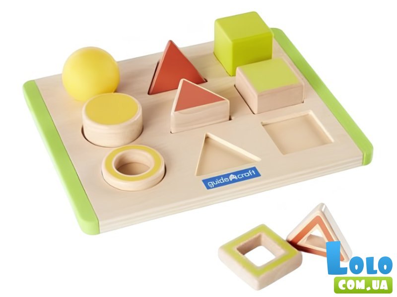 Деревянный сортер Manipulatives Фигуры в пространстве, Guidecraft
