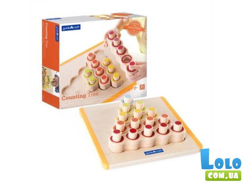 Деревянный сортер Счетное дерево, Guidecraft