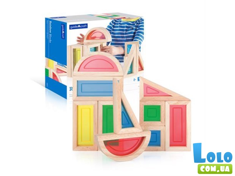 Кубики Большая радуга, Guidecraft