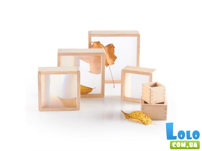 Набор Natural Play Блоки с увеличительным стеклом, Guidecraft