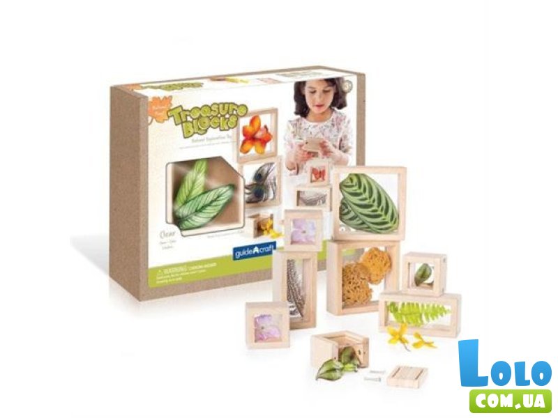 Набор Natural Play Сокровища в прозрачных ящиках, Guidecraft