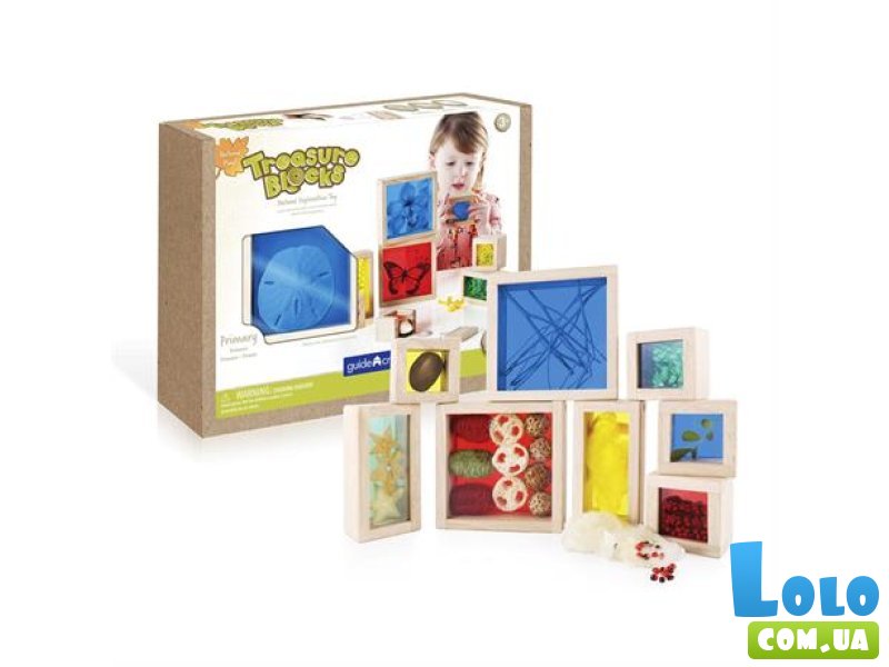 Набор Natural Play Сокровища в цветных ящиках, Guidecraft