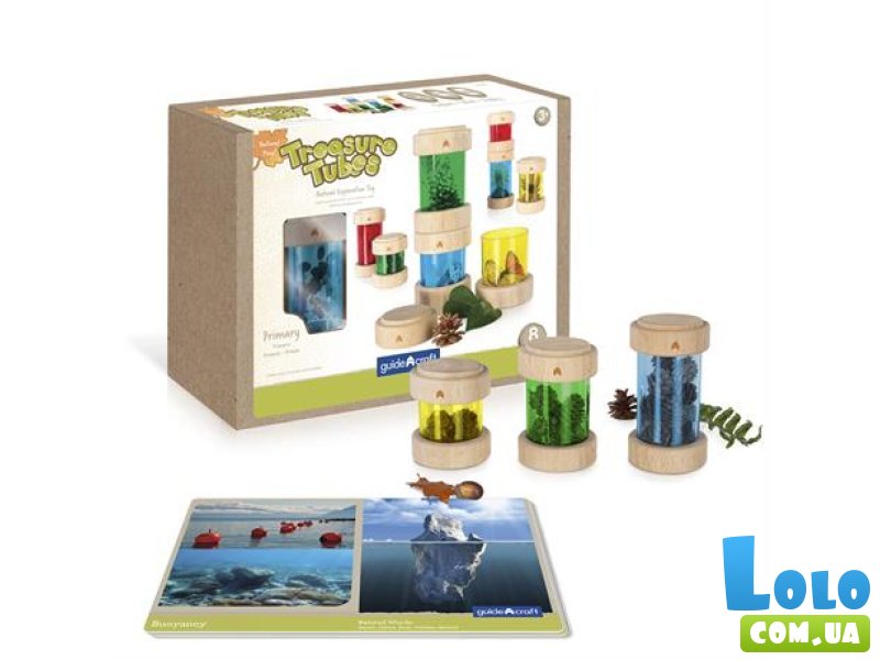 Игровой набор Natural Play Сокровища в цветных баночках, Guidecraft