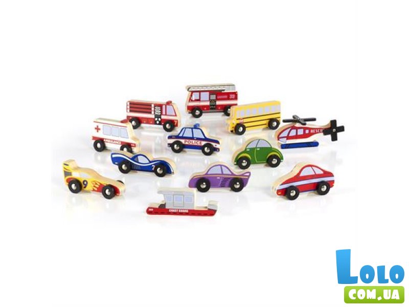 Набор деревянного транспорта, Guidecraft