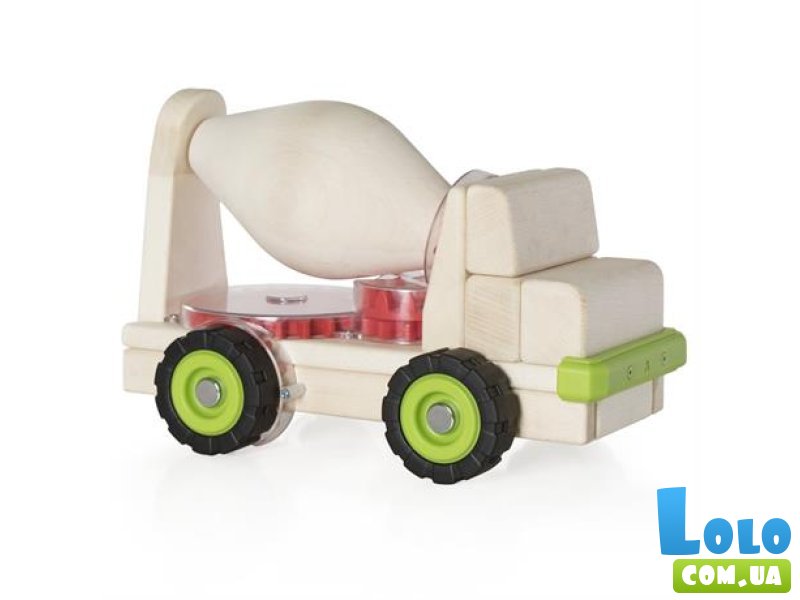 Машина деревянная большая Block Science Trucks Бетоновоз, Guidecraft