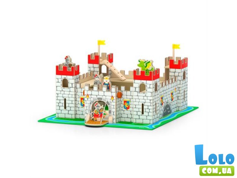 Игрушечный замок с фигурками, Viga Toys