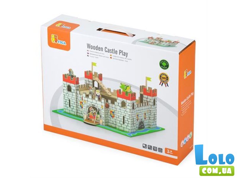 Игрушечный замок с фигурками, Viga Toys