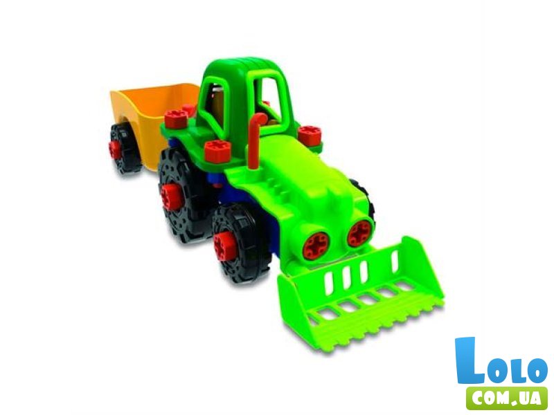Конструктор Трактор с шуруповертом, Edu-Toys (JS030), 29 дет.