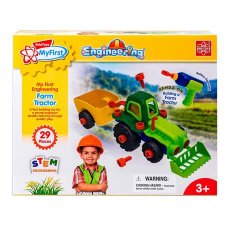 Конструктор Трактор с шуруповертом, Edu-Toys (JS030), 29 дет.