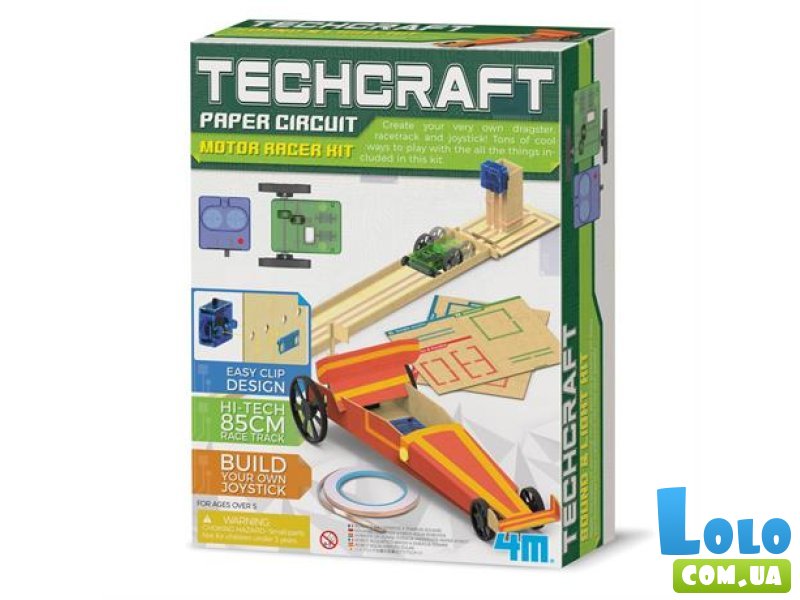 Набор для исследований Бумажные схемы: Гоночные машины, 4M