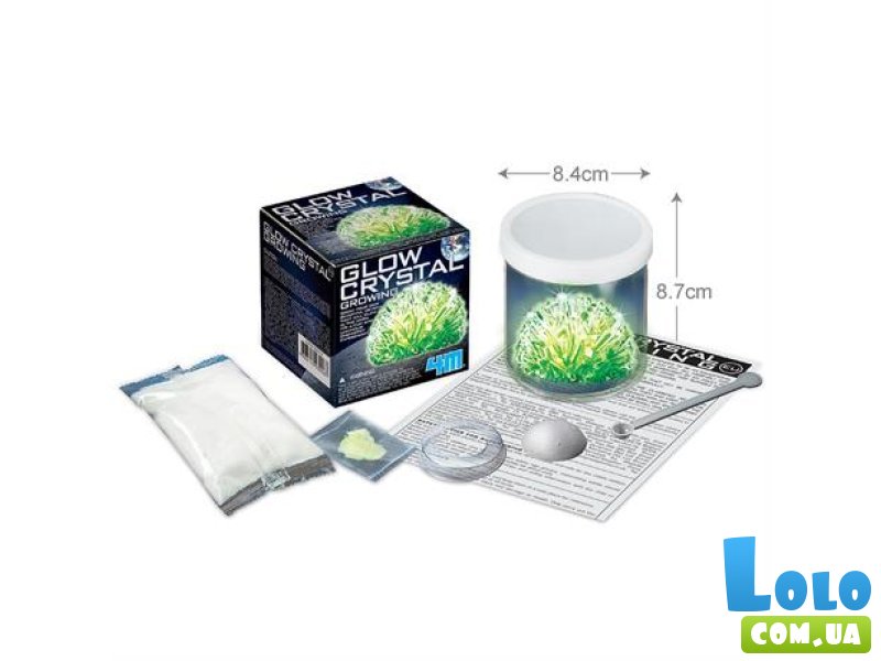 Набор для выращивания светящихся кристаллов, 4M