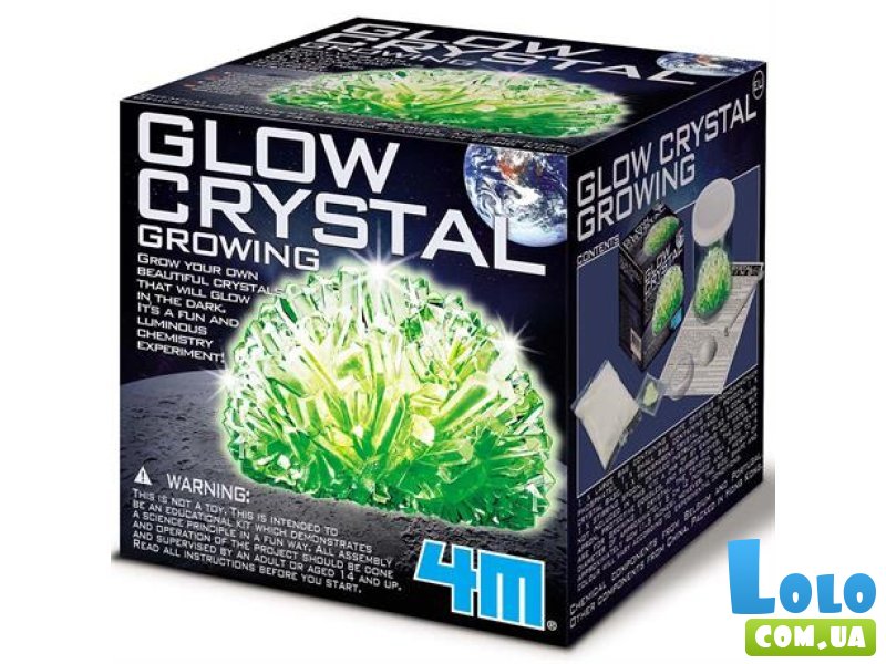 Набор для выращивания светящихся кристаллов, 4M