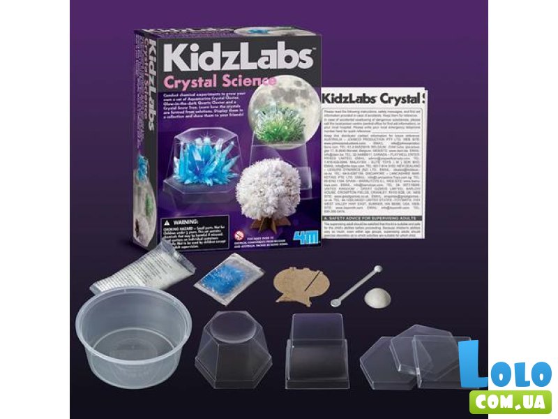 Набор для опытов Выращивание кристаллов, 4M
