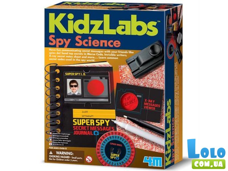 Набор шпиона Секретные сообщения, 4M