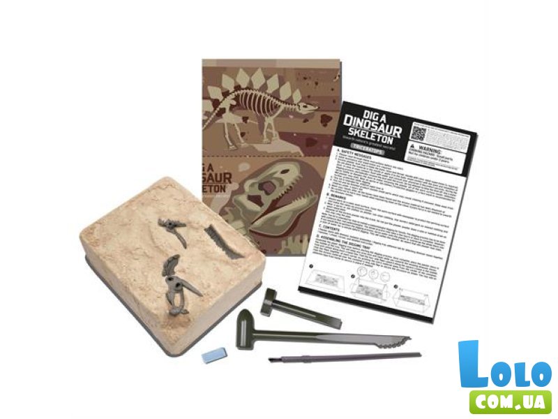 Набор для раскопок Скелет трицератопса, 4M