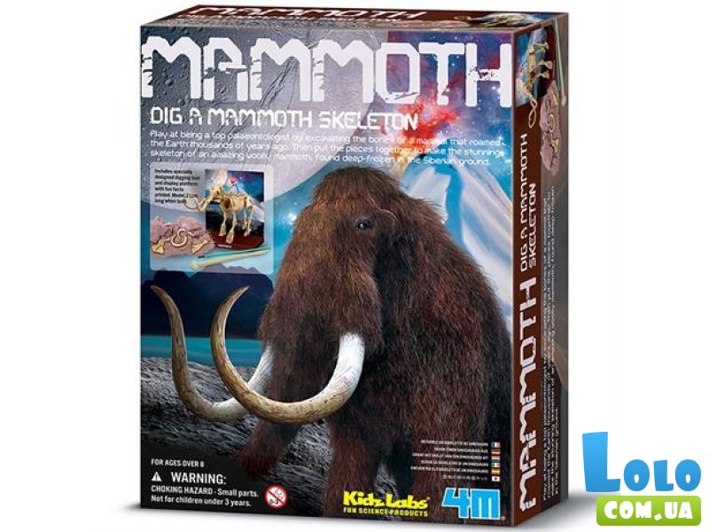 Набор для раскопок Скелет мамонта, 4M