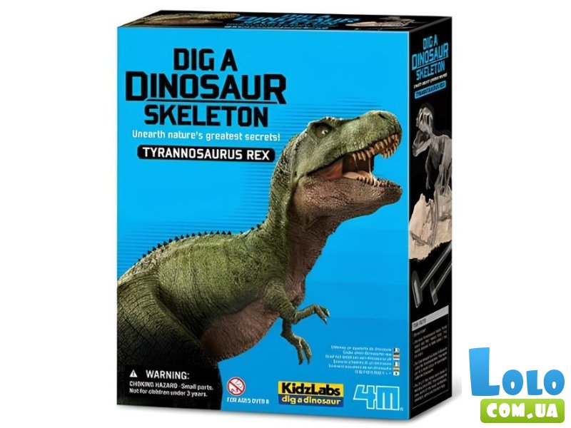Набор для раскопок Скелет тираннозавра, 4М