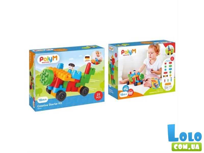 Конструктор Стартовый набор, PolyM (760003), 25 дет.