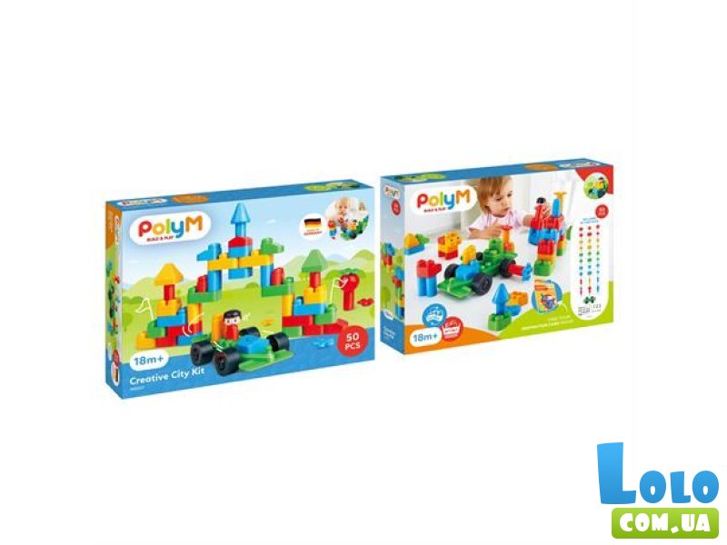 Конструктор Город, PolyM (760007), 50 дет.