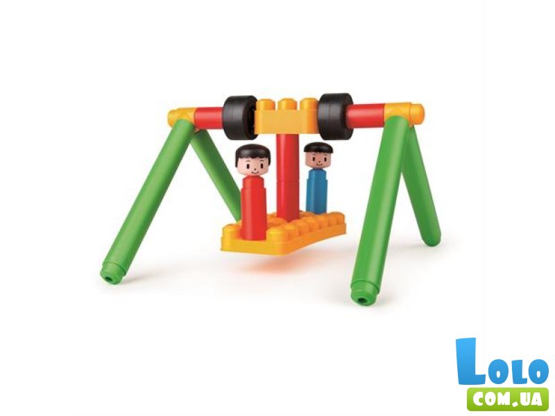 Конструктор Игровая площадка, PolyM (760011), 110 дет.